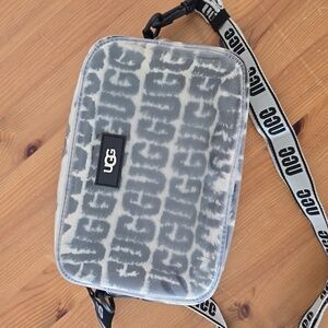 UGG Janey II Clear UGG Plush Crossbody / Belt Bag